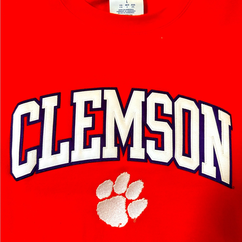 Clemson Stitched Pullover